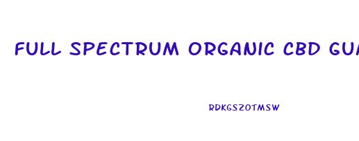Full Spectrum Organic Cbd Gummies