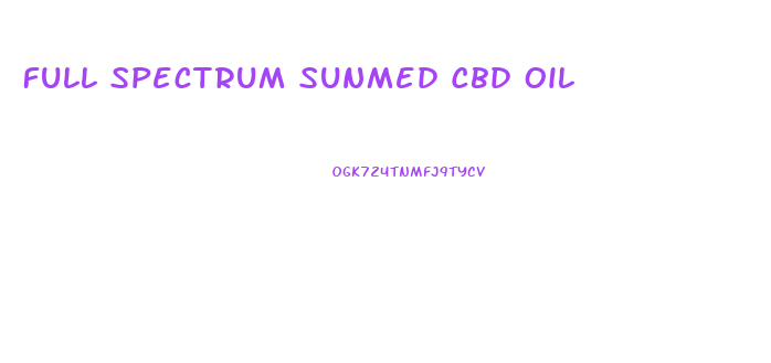 Full Spectrum Sunmed Cbd Oil