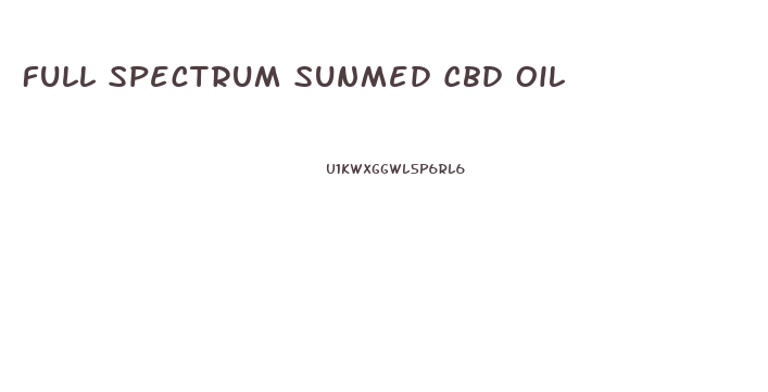 Full Spectrum Sunmed Cbd Oil