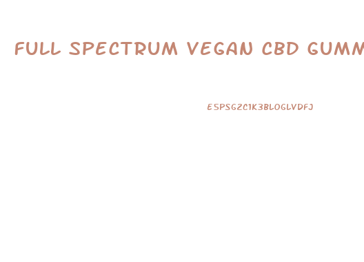 Full Spectrum Vegan Cbd Gummies Green Apple