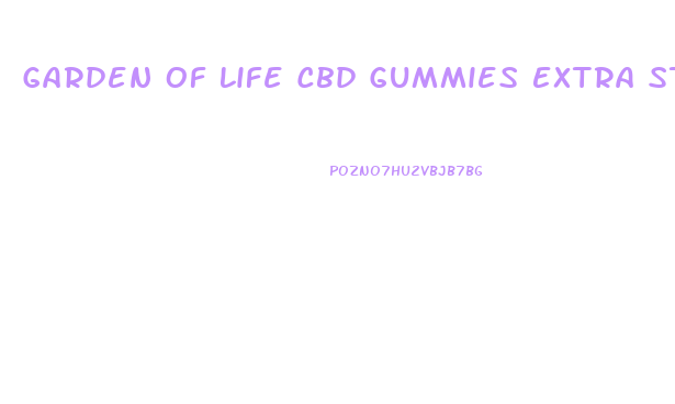 Garden Of Life Cbd Gummies Extra Strength Reviews