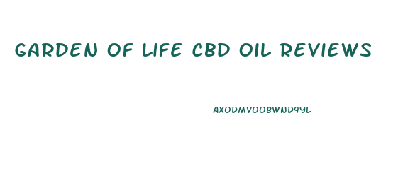 Garden Of Life Cbd Oil Reviews