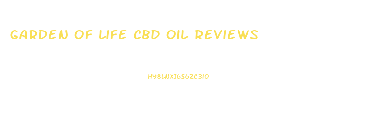 Garden Of Life Cbd Oil Reviews