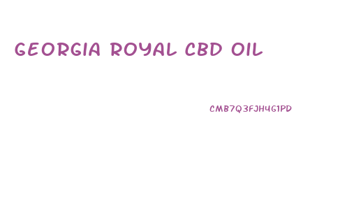 Georgia Royal Cbd Oil