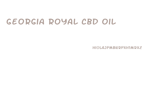 Georgia Royal Cbd Oil