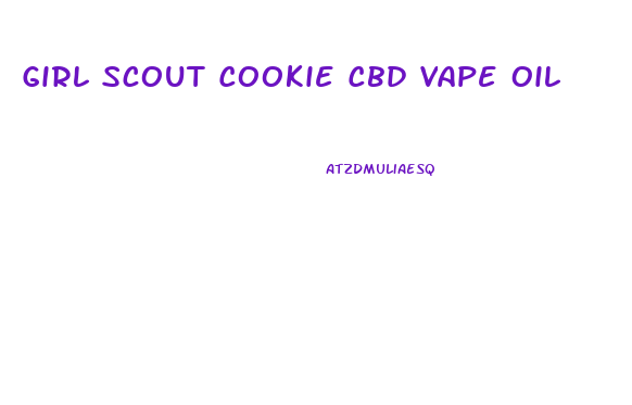 Girl Scout Cookie Cbd Vape Oil