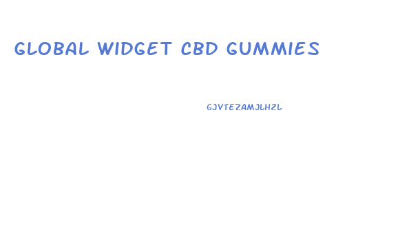 Global Widget Cbd Gummies