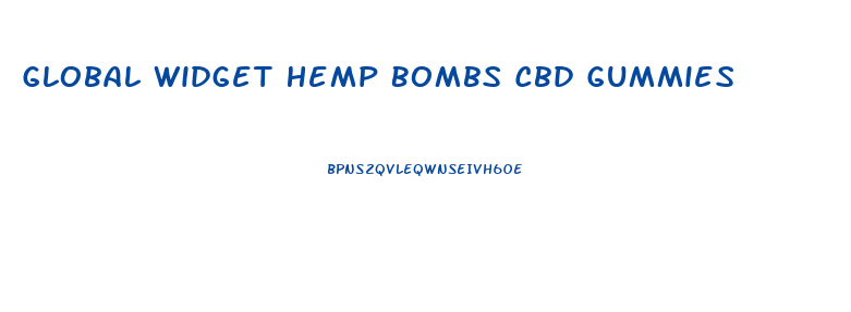 Global Widget Hemp Bombs Cbd Gummies