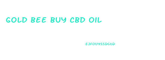 Gold Bee Buy Cbd Oil