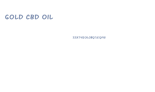 Gold Cbd Oil