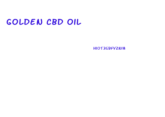 Golden Cbd Oil