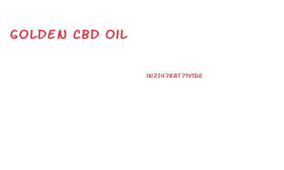 Golden Cbd Oil