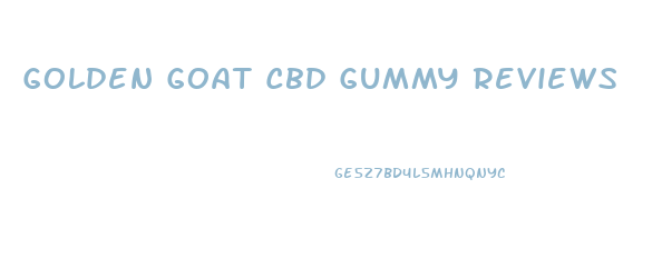 Golden Goat Cbd Gummy Reviews