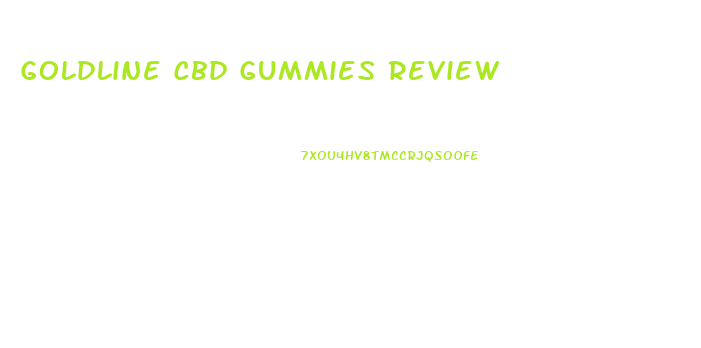 Goldline Cbd Gummies Review