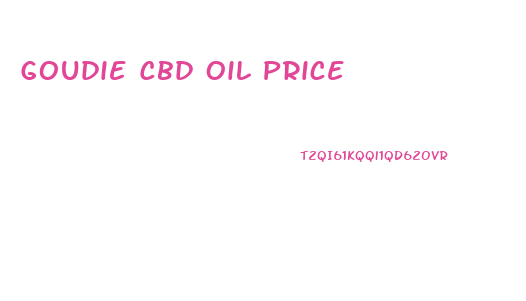 Goudie Cbd Oil Price