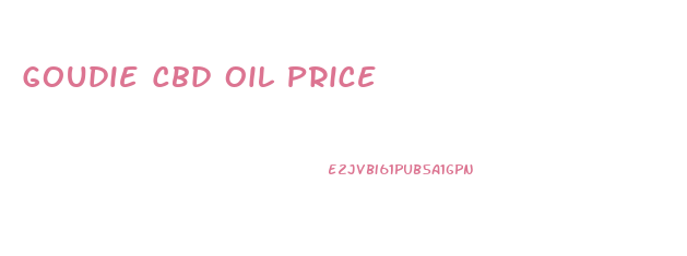 Goudie Cbd Oil Price