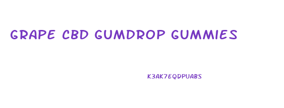 Grape Cbd Gumdrop Gummies