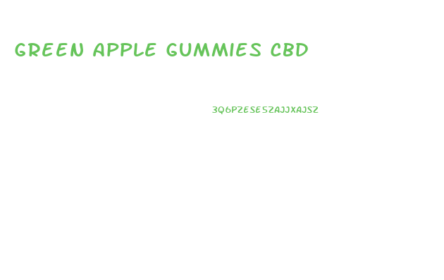 Green Apple Gummies Cbd