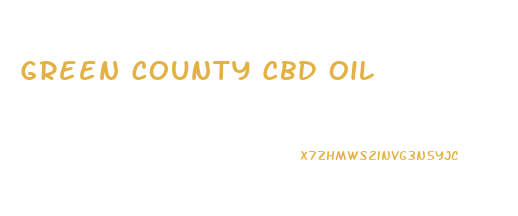 Green County Cbd Oil