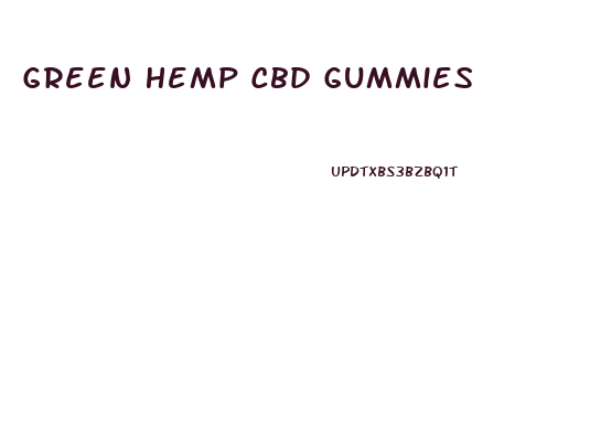 Green Hemp Cbd Gummies