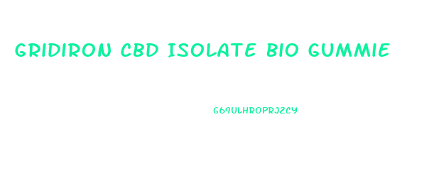 Gridiron Cbd Isolate Bio Gummie