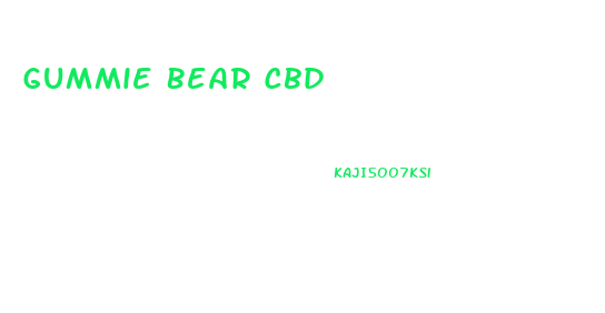Gummie Bear Cbd