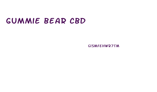 Gummie Bear Cbd