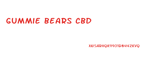 Gummie Bears Cbd