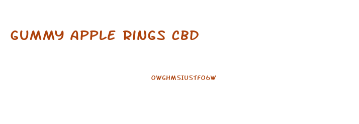 Gummy Apple Rings Cbd