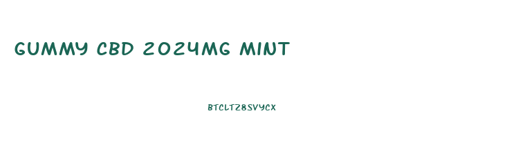 Gummy Cbd 2024mg Mint