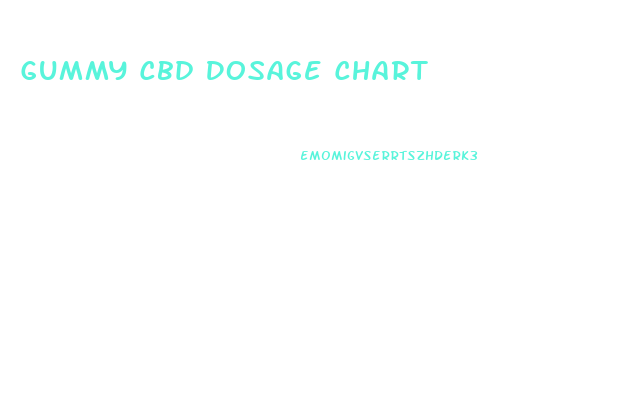 Gummy Cbd Dosage Chart