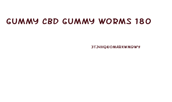 Gummy Cbd Gummy Worms 180