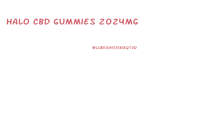 Halo Cbd Gummies 2024mg