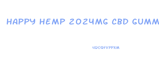 Happy Hemp 2024mg Cbd Gummy Bears