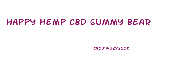 Happy Hemp Cbd Gummy Bear