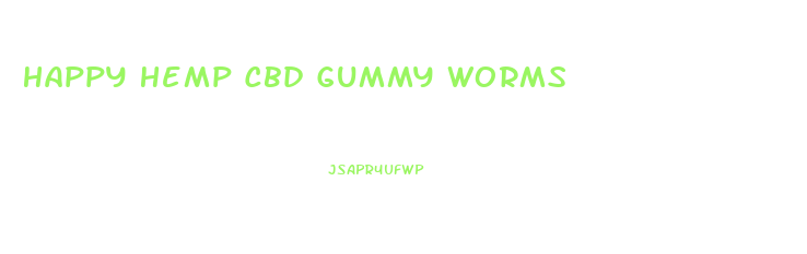 Happy Hemp Cbd Gummy Worms