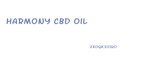 Harmony Cbd Oil