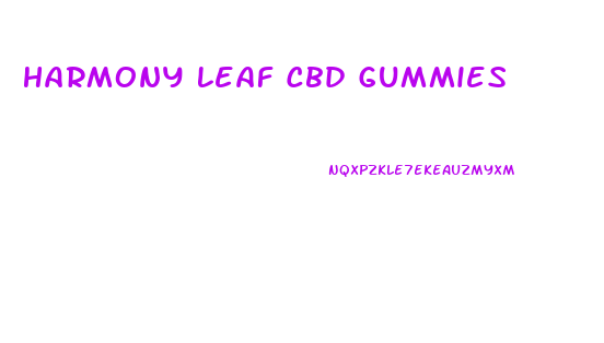 Harmony Leaf Cbd Gummies 