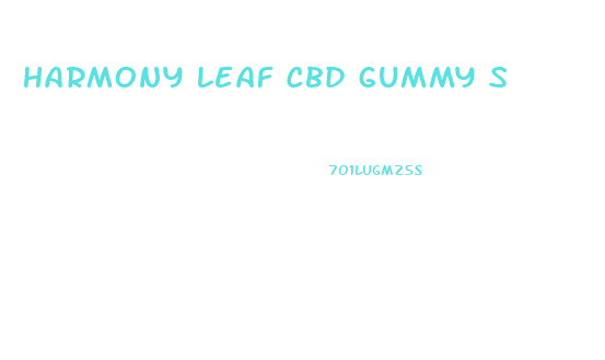 Harmony Leaf Cbd Gummy S