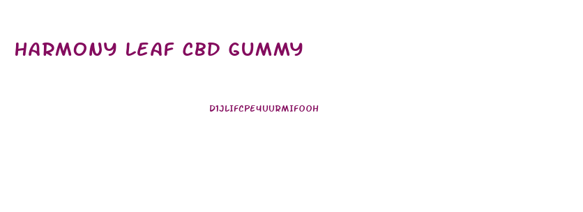 Harmony Leaf Cbd Gummy