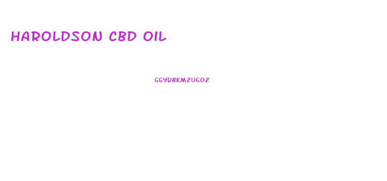 Haroldson Cbd Oil