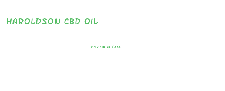 Haroldson Cbd Oil