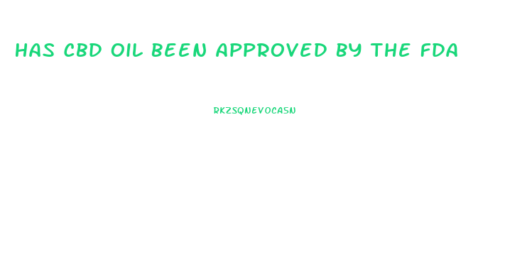 Has Cbd Oil Been Approved By The Fda