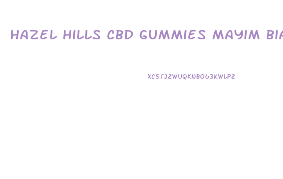 Hazel Hills Cbd Gummies Mayim Bialik