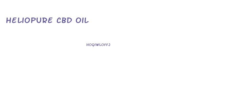 Heliopure Cbd Oil