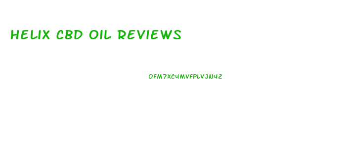 Helix Cbd Oil Reviews