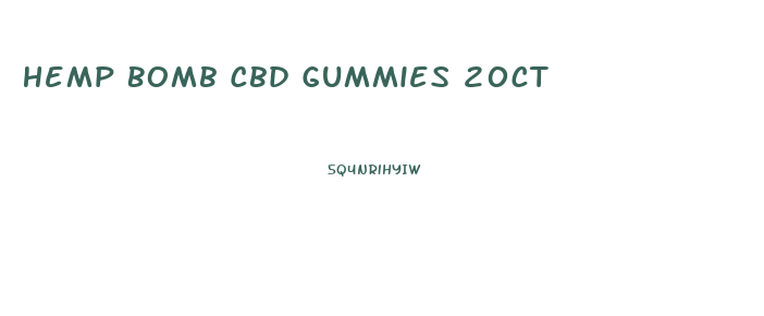 Hemp Bomb Cbd Gummies 20ct