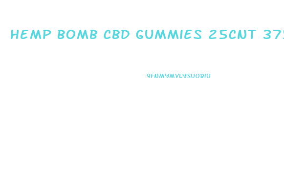 Hemp Bomb Cbd Gummies 25cnt 375mg