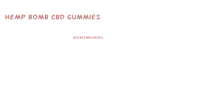 Hemp Bomb Cbd Gummies