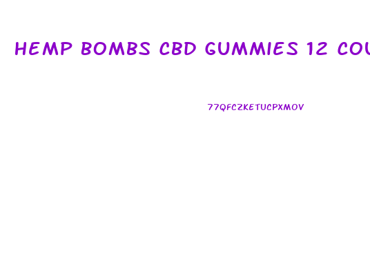 Hemp Bombs Cbd Gummies 12 Count
